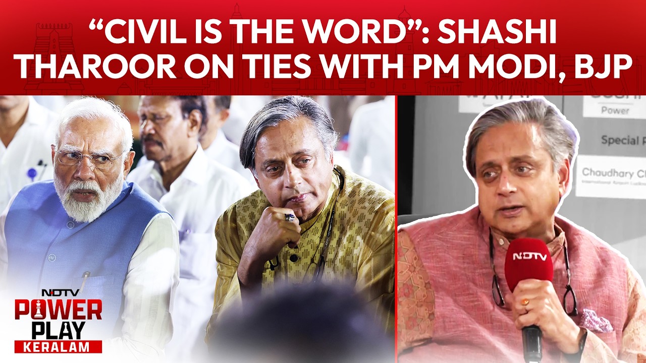 "Civil Is The Word I Would Use": Tharoor On His Ties With PM Modi, BJP