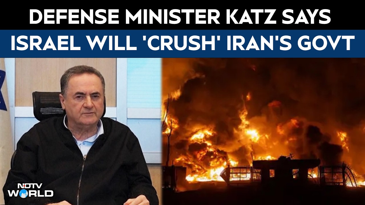 Defense Minister Katz Says Israel Will 'Crush' Iran's Government