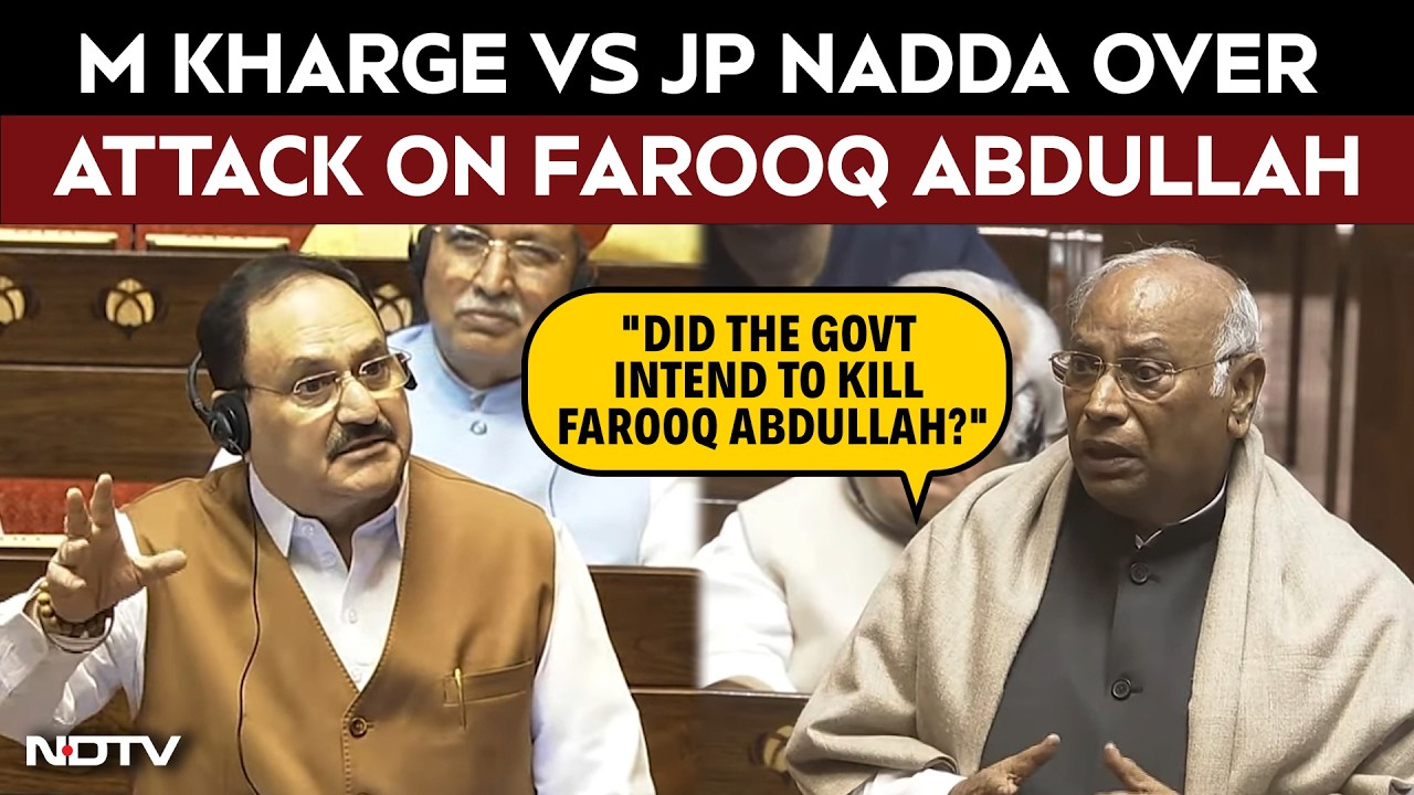 Mallikarjun Kharge, JP Nadda Face Off Over Attack on Farooq Abdullah: &ldquo;Did the Govt Want to Kill&hellip;?&rdquo;