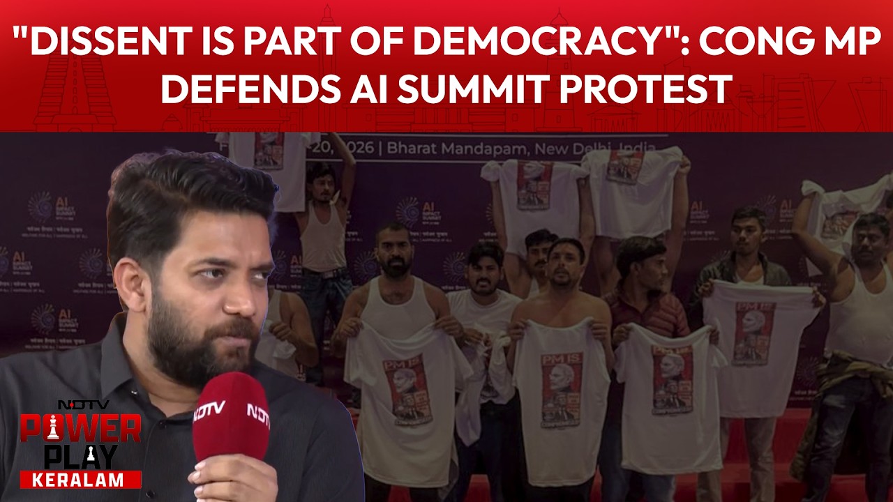 AI Summit Protest | Congress MP Backs Youth Congress Protest, Rejects 'Anti-National' Tag