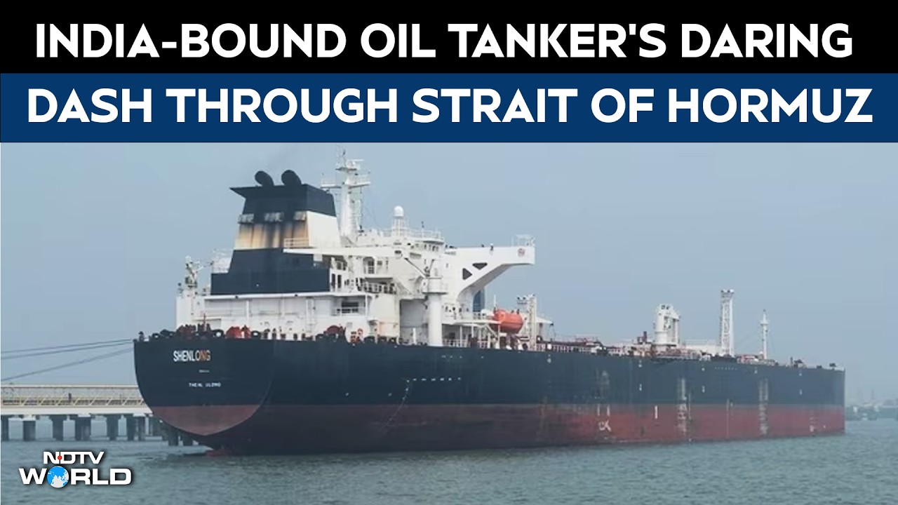 A Dark Night: India-Bound Oil Tanker's Daring Dash Through Strait Of Hormuz