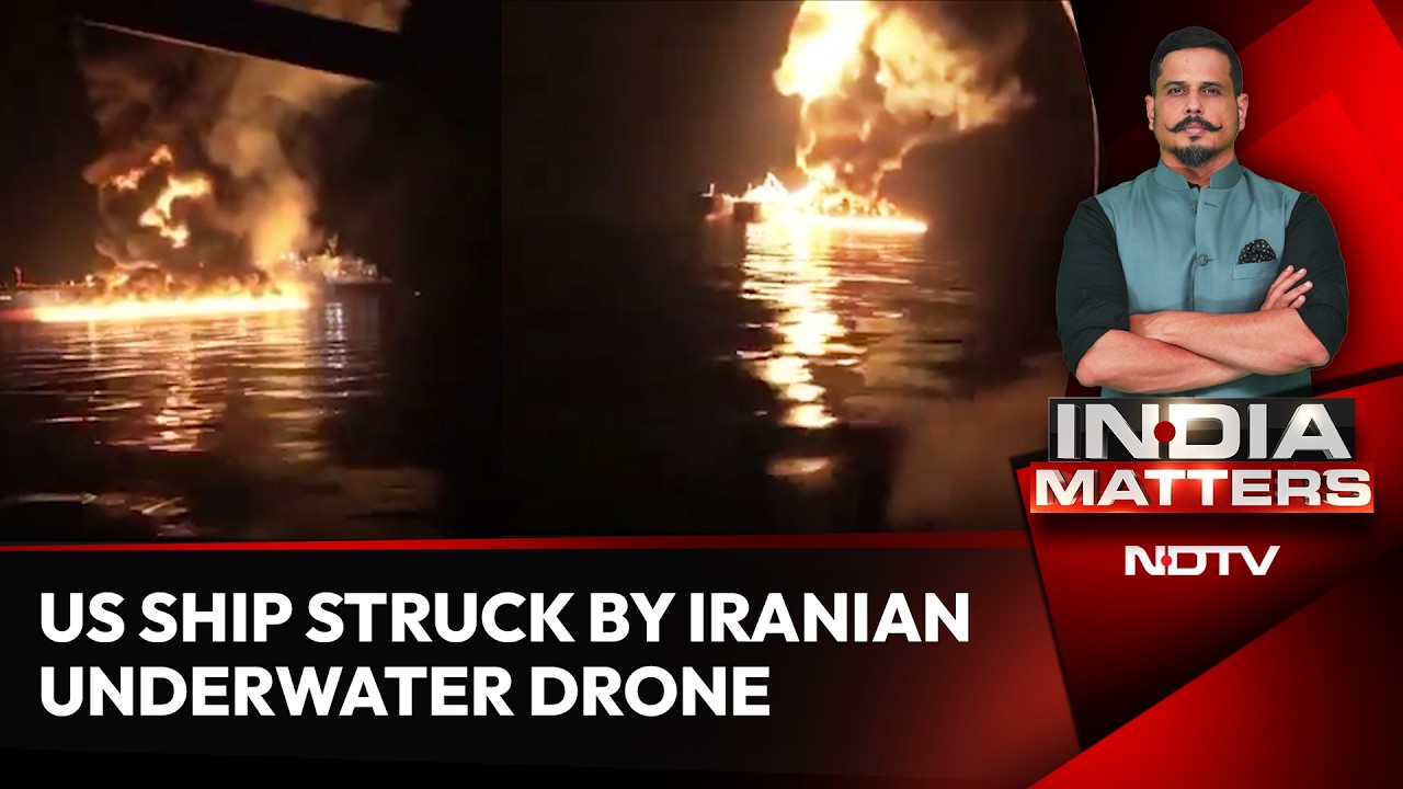 New Sea Warfare Tactic: US Ship Struck by Iranian Underwater Drone