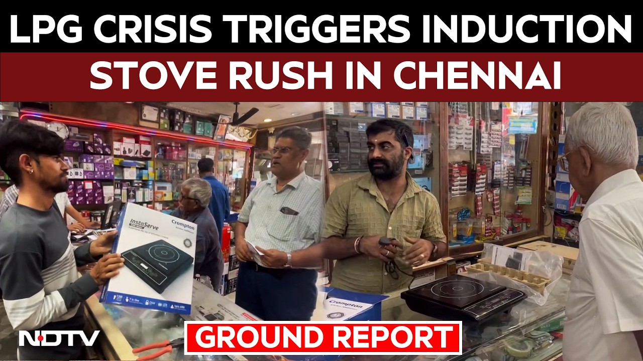 LPG Crisis Triggers Induction Stove Rush In Chennai; Shops Run Out Of Stock