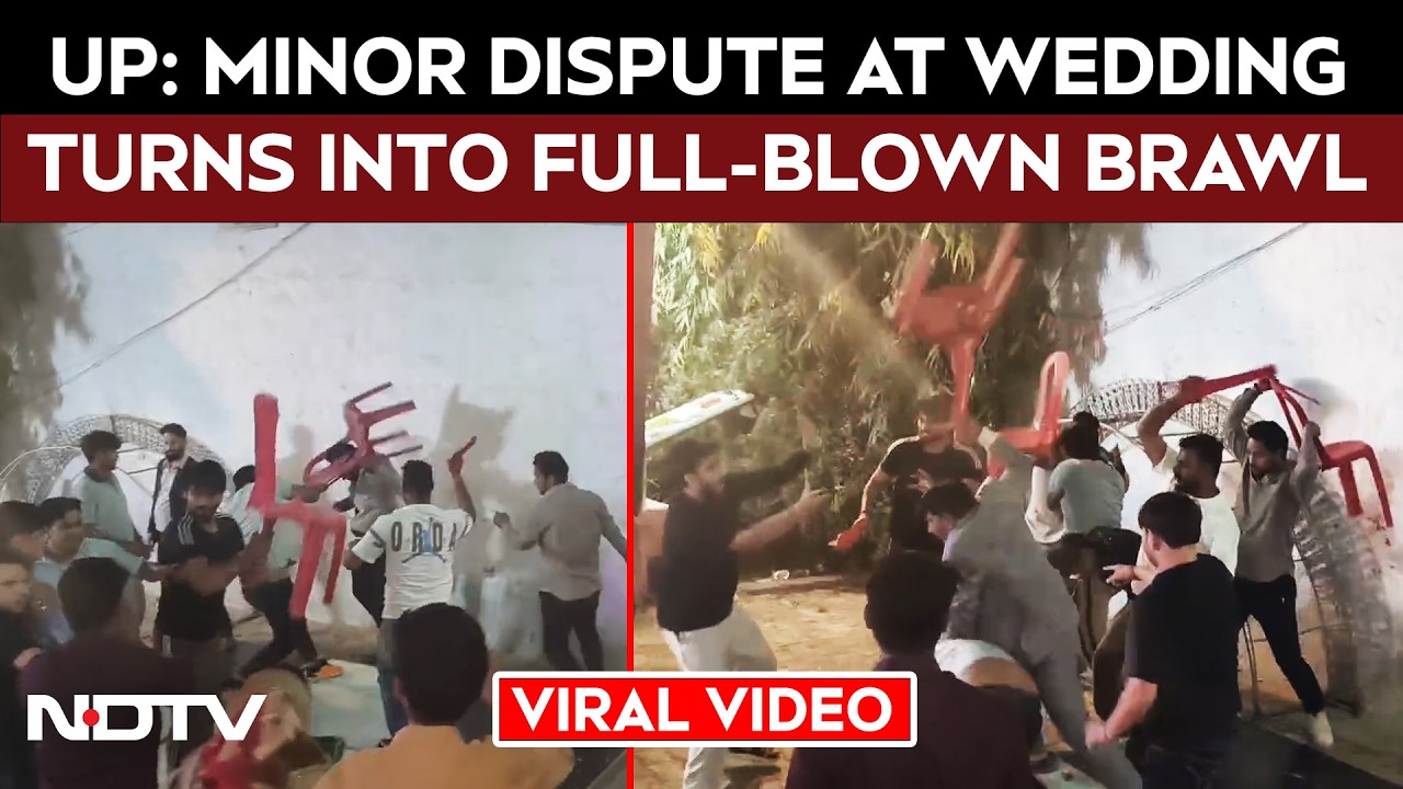 Minor Dispute At Wedding Escalates Into Full-Blown Brawl In Mathura