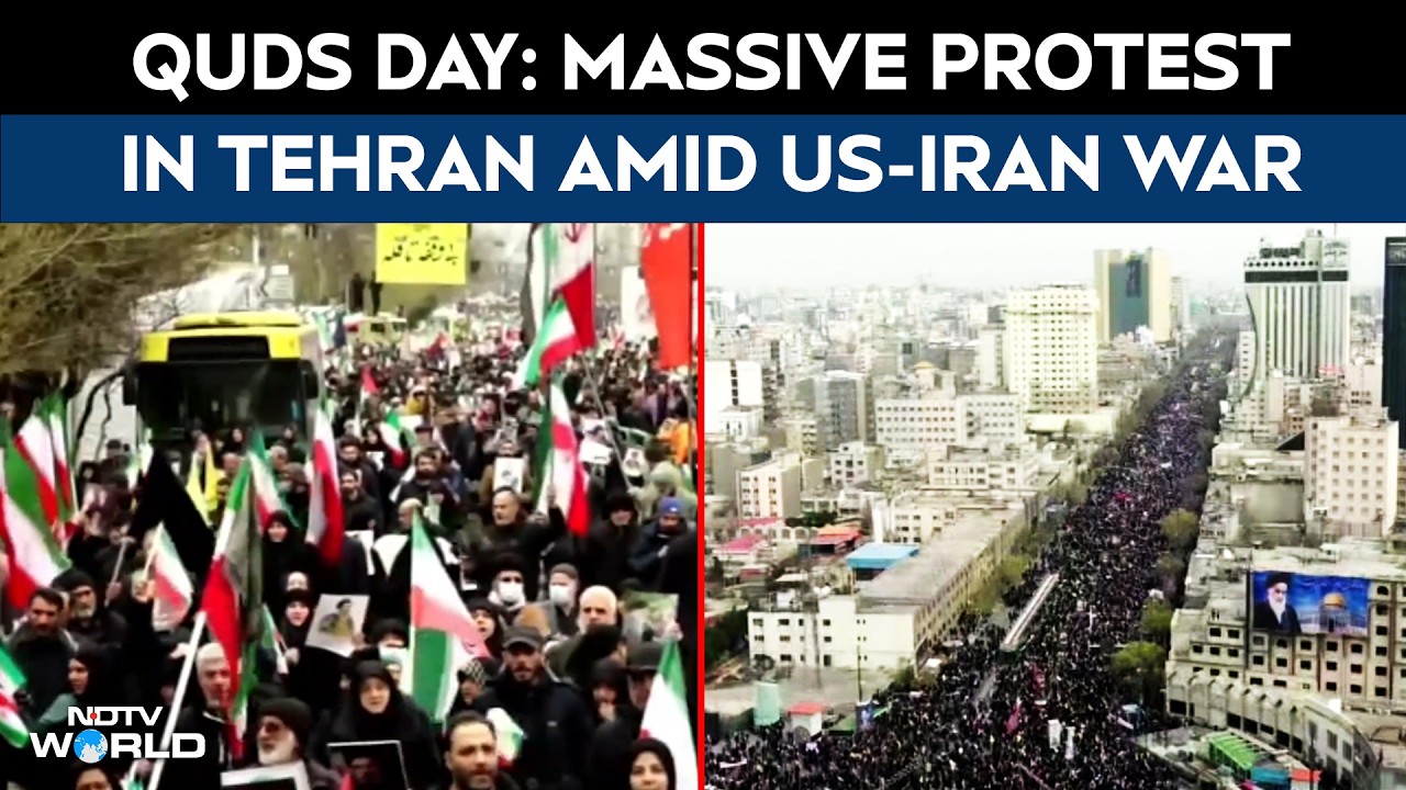 International Quds Day: Thousands March Through Tehran For Palestine Amid War