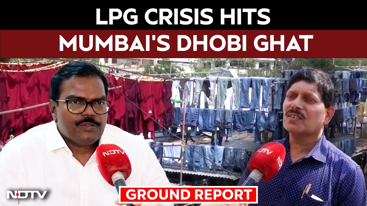 LPG News Today |  LPG Crisis Hits Mumbai&rsquo;s Dhobi Ghat, Laundry Workers Struggle