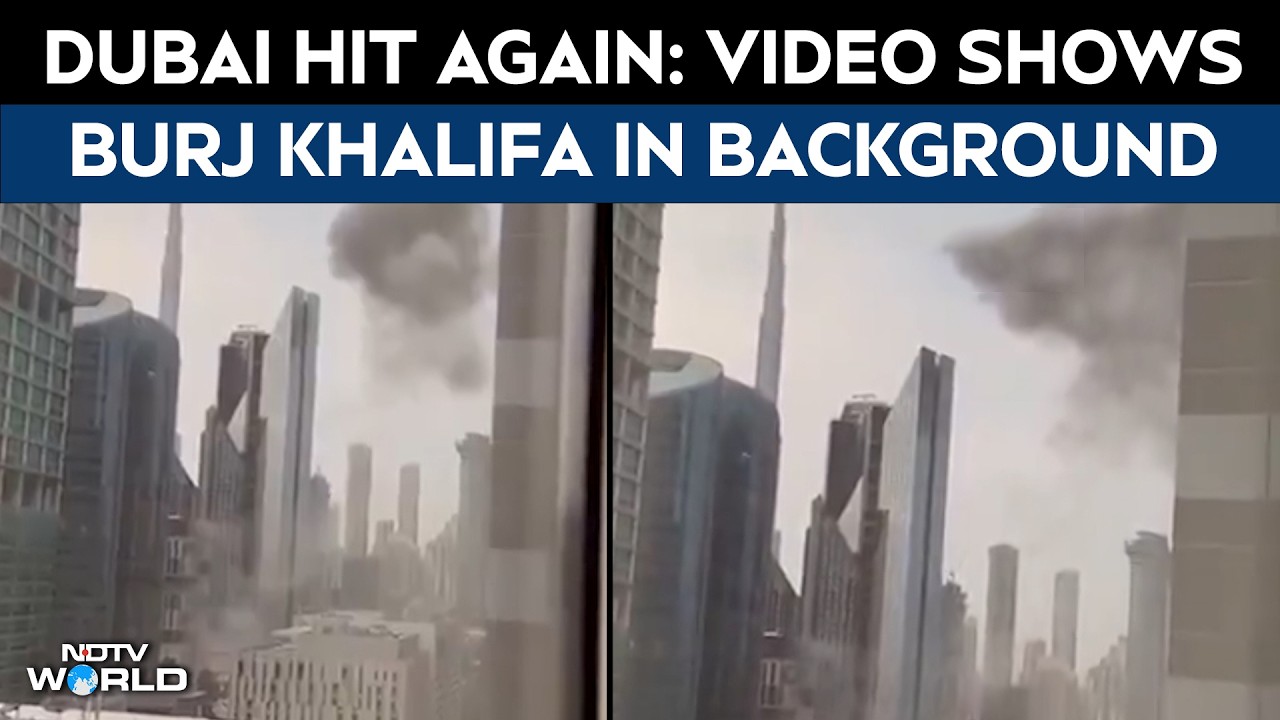 Dubai Hit Again: Video Shows Smoke Above Buildings, Burj Khalifa In Background