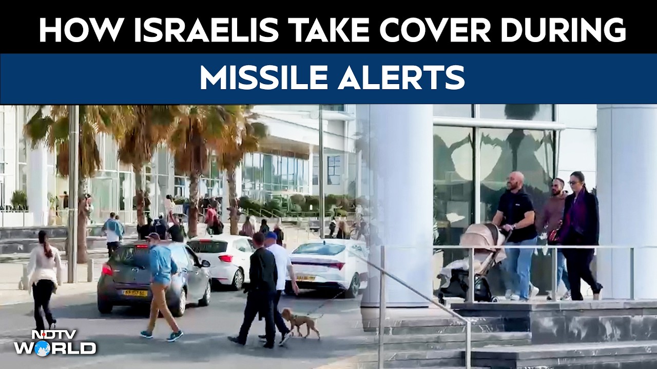 Inside Israel's Home Bomb Shelters As Fresh Sirens Sound in Tel Aviv