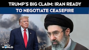 Donald Trump News | Trump Claims Iran Ready For Ceasefire But Says 'No Deal Yet'