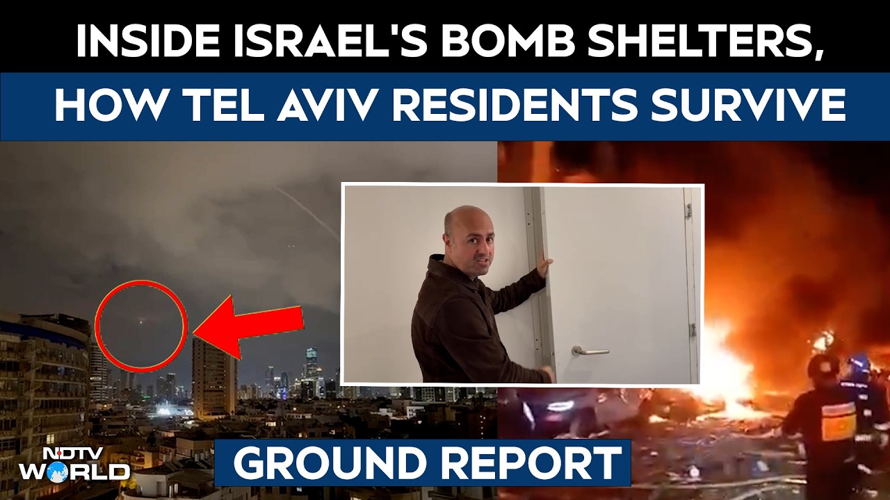 Inside Israel's Bomb Shelters: How Tel Aviv Residents Survive Missile Sirens