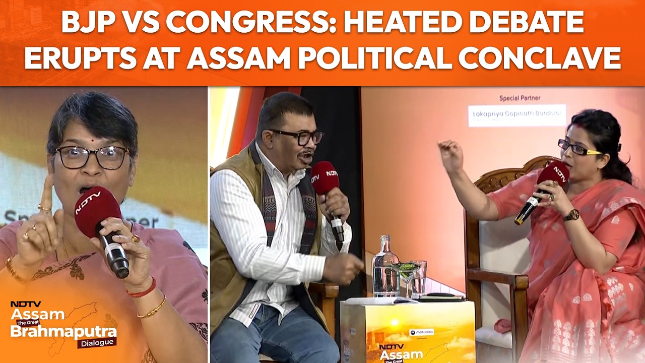 Fiery Political Clash At NDTV Assam Event Ahead Of 2026 Elections