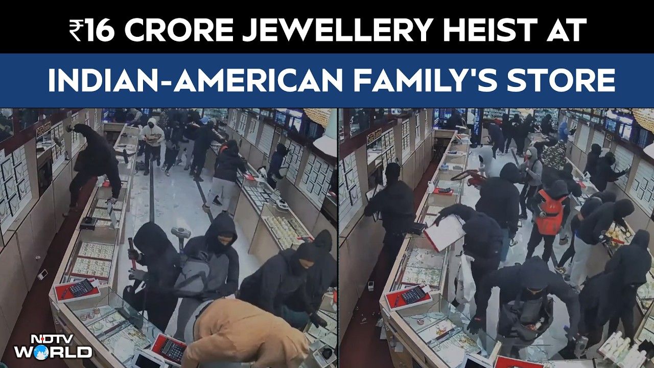 California Heist | Masked Men Grab ₹16 Crore Jewellery From Indian-American Store In California