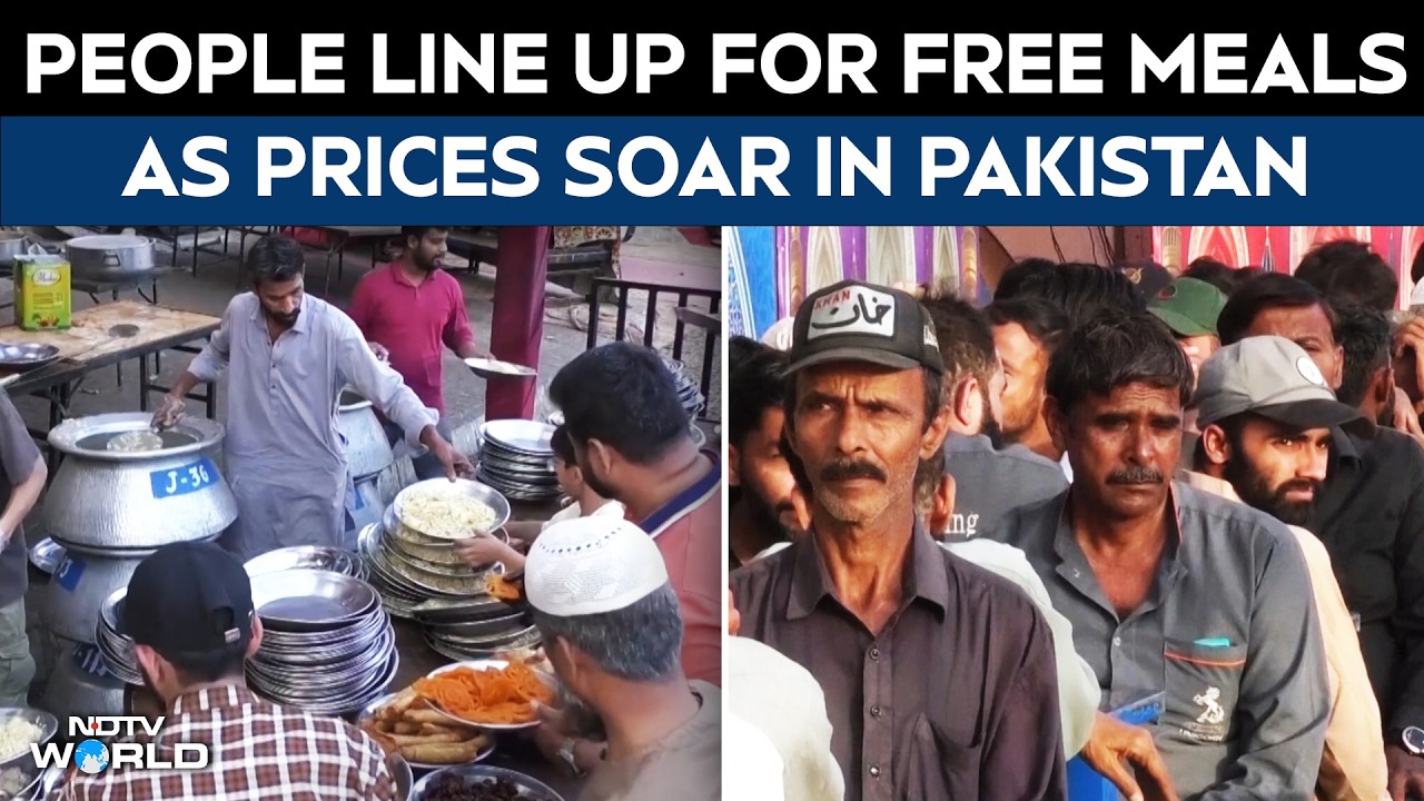 Pakistan News | Pakistan Crisis: People Rush For Free Meals As Iran War Fuels Food Price Surge