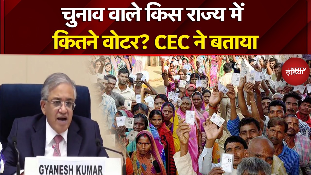 Elections 2026 Dates Announcement: चुनाव वाले किस राज्य में कितने वोटर? CEC ने बताया | Breaking