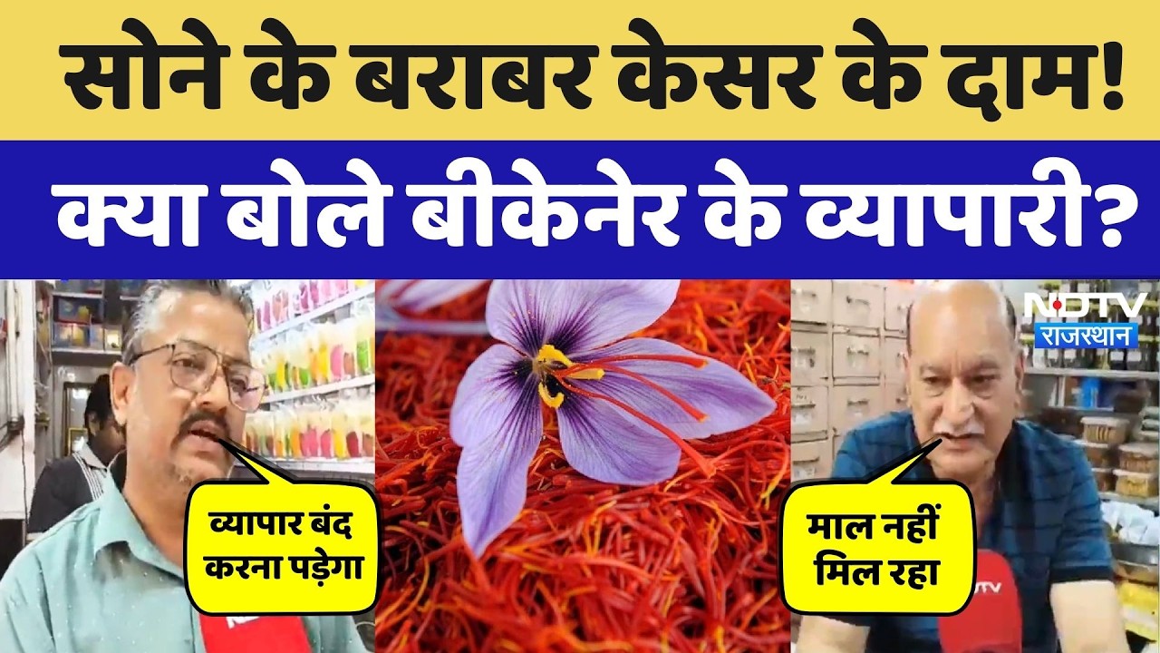 Saffron Price Hike: सोने के बराबार पहुंचा केसर, बढ़ते दामों पर क्या बोले Bikaner के व्यापारी?