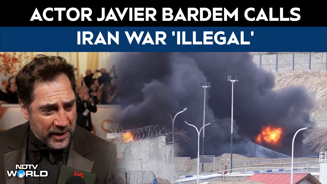 Oscar 2026 | Actor Javier Bardem Criticises US, Israel Over Iran Attacks At Oscars | Iran war