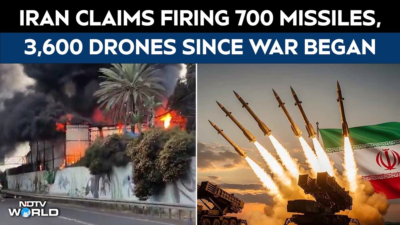 Iran Claims Firing 700 Missiles, 3,600 Drones Since War Began