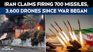 Iran Claims Firing 700 Missiles, 3,600 Drones Since War Began