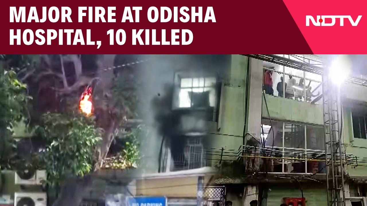 10 Patients Killed In Major Fire At SCB Medical College Hospital In Odisha's Cuttack