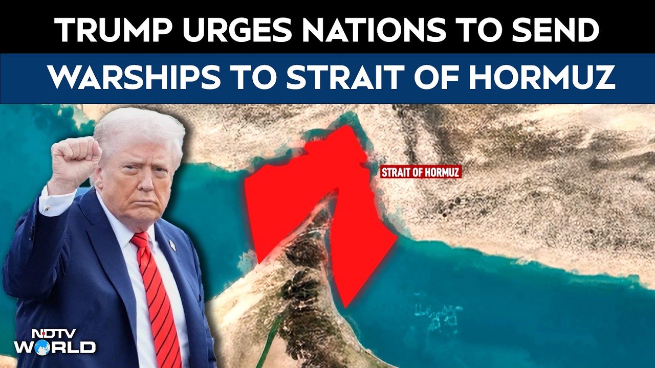 Middle East Crisis | Trump Seeks Global Naval Coalition To Police Strait Of Hormuz Amid Iran War