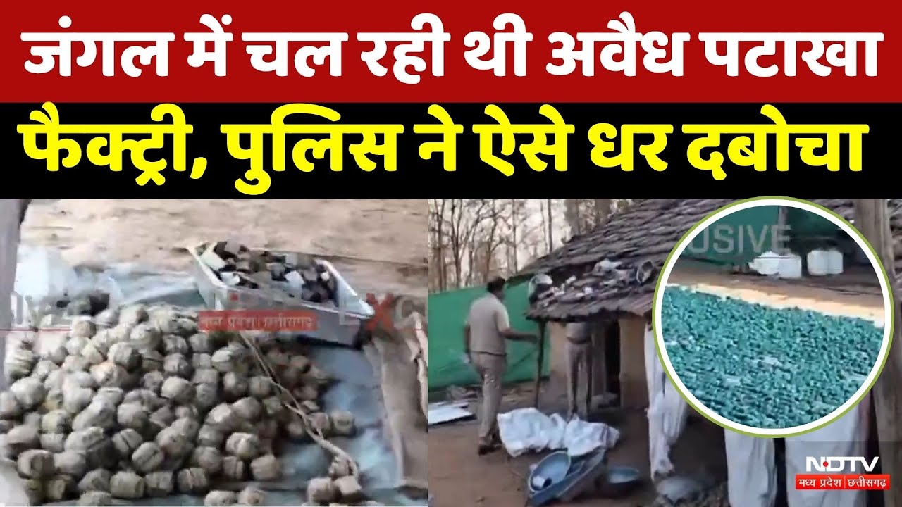 Dewas में Illegal Firecracker Factory जंगल में चल रही थी | Madhya Pradesh | Crime News | Top News