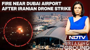 Massive Fire Near Dubai Airport After Iranian Drone Strike, Flights Suspended