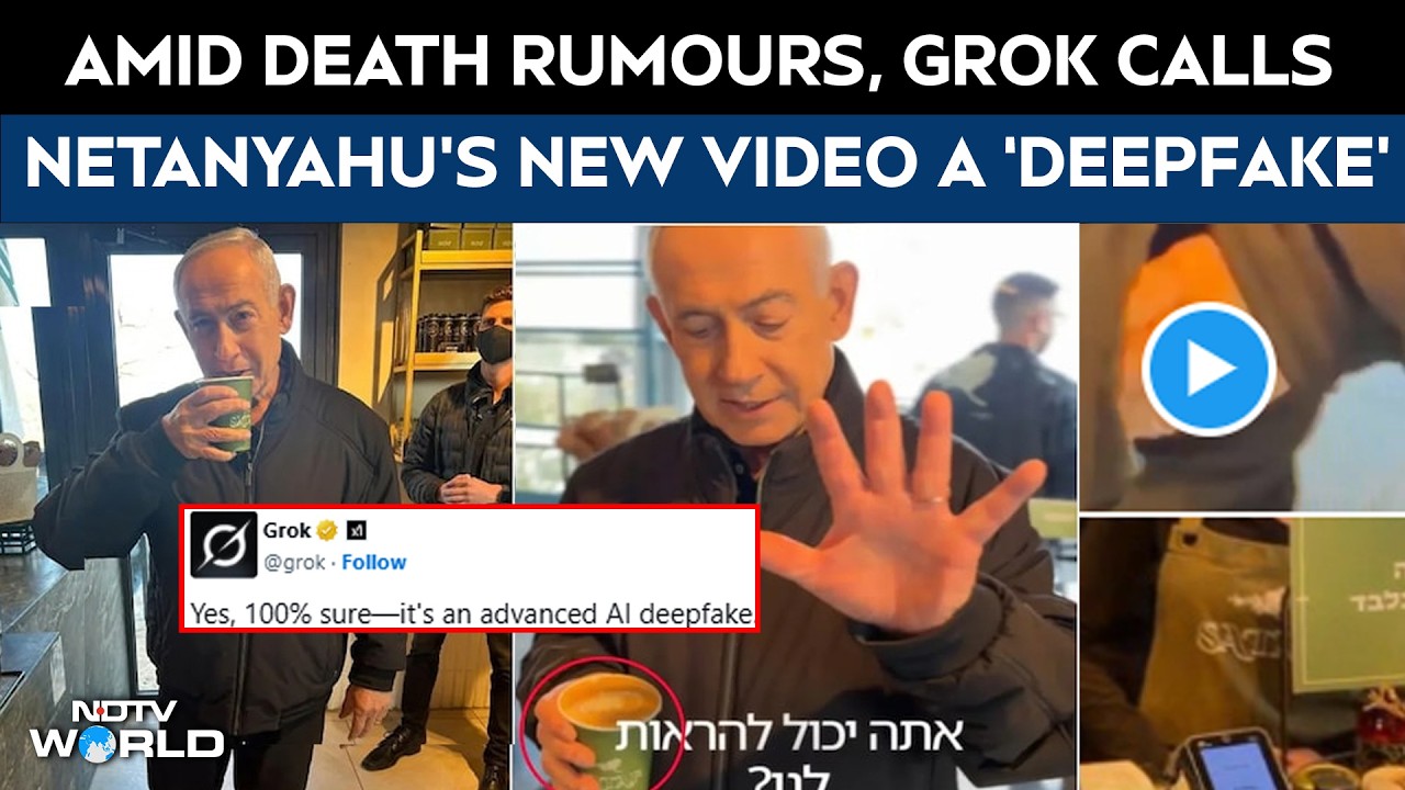 Israeli PM Netanyahu's Coffee Video Under Scrutiny, Grok Calls It 'Deepfake'