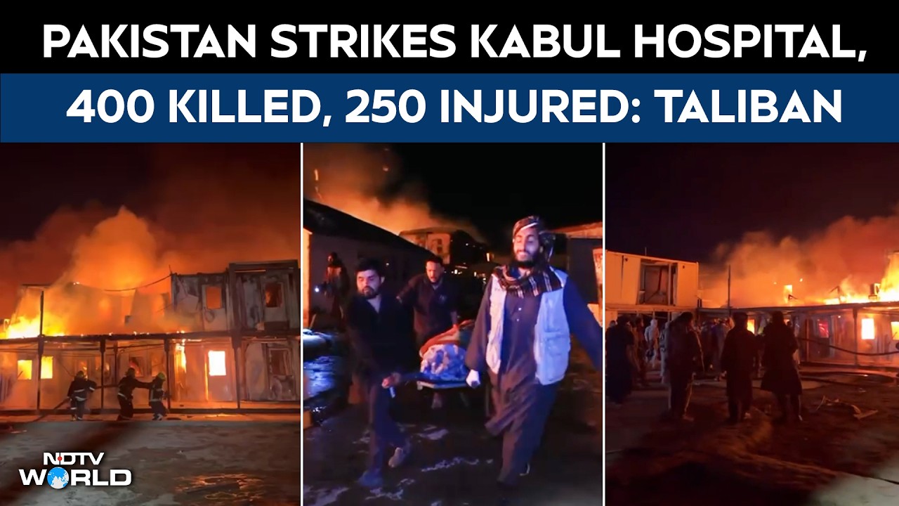 400 Killed, Around 250 Injured In Pakistan Strike On Kabul Hospital: Taliban