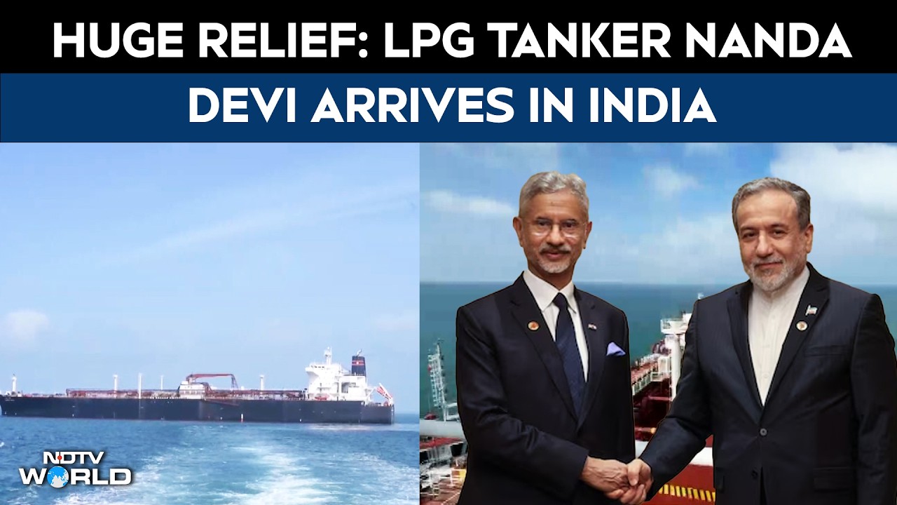 In Big Energy Relief For India, LPG Tanker Nanda Devi Arrives At Gujarat Port