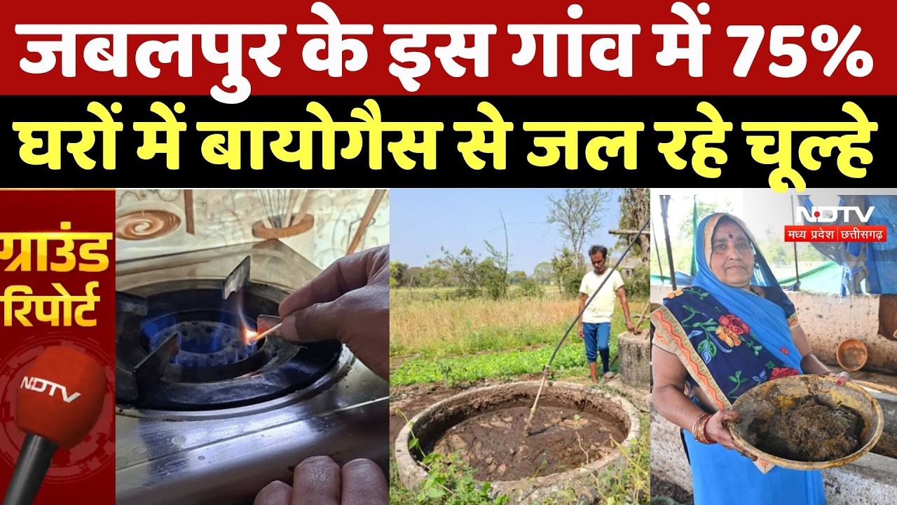 Jabalpur News: जबलपुर के इस गांव में 75% घरों में बायोगैस से जल रहे चूल्हे | Gobar Gas | LPG Crisis