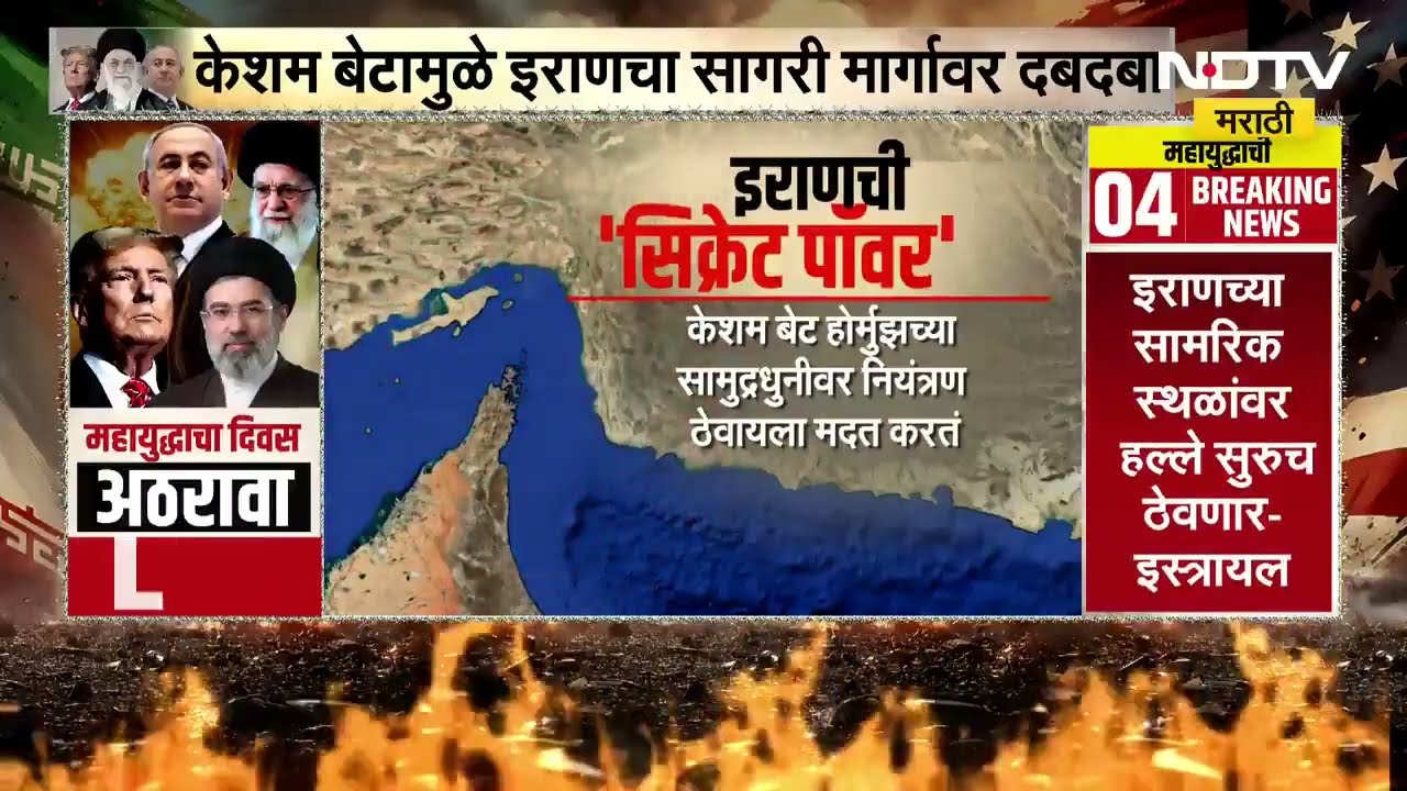 Special Report | Kesham बेटामुळे इराणचा सागरी मार्गावर दबदबा, इराणची युद्धातली सिक्रेट पॉवर