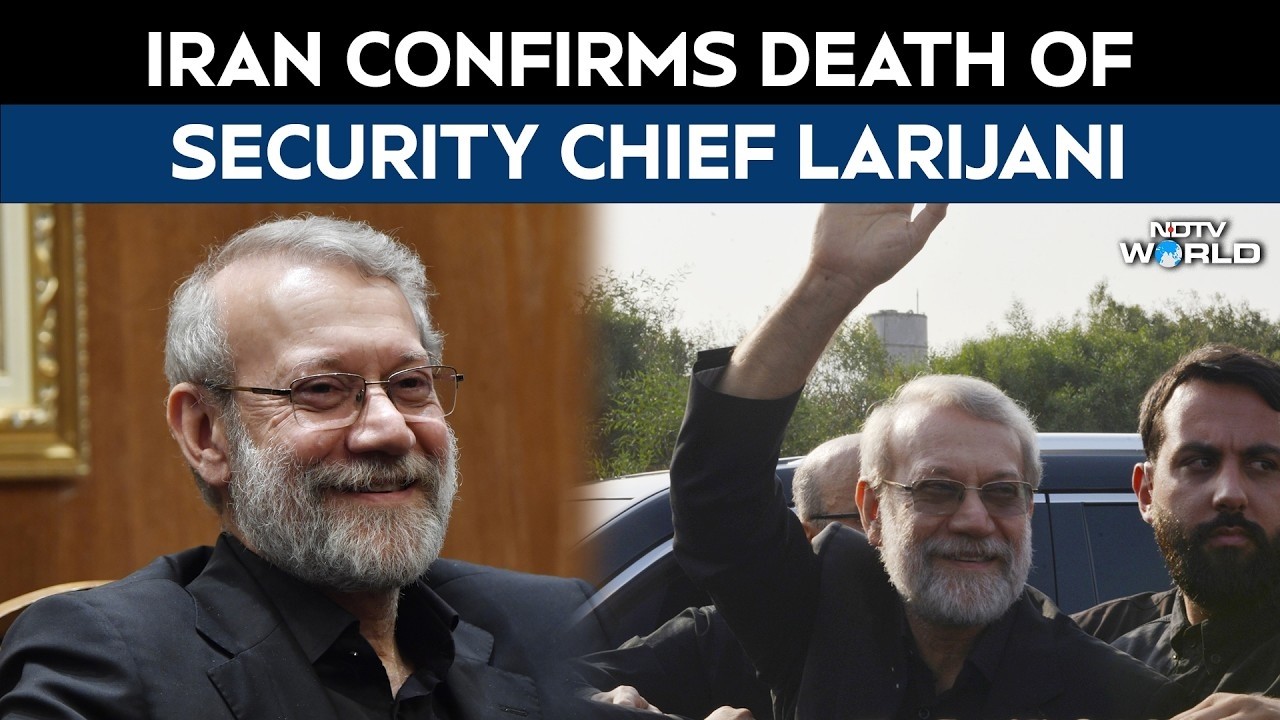 Larijani Death News | "Achieved Martyrdom": Iran Confirms Death Of Security Chief Larijani