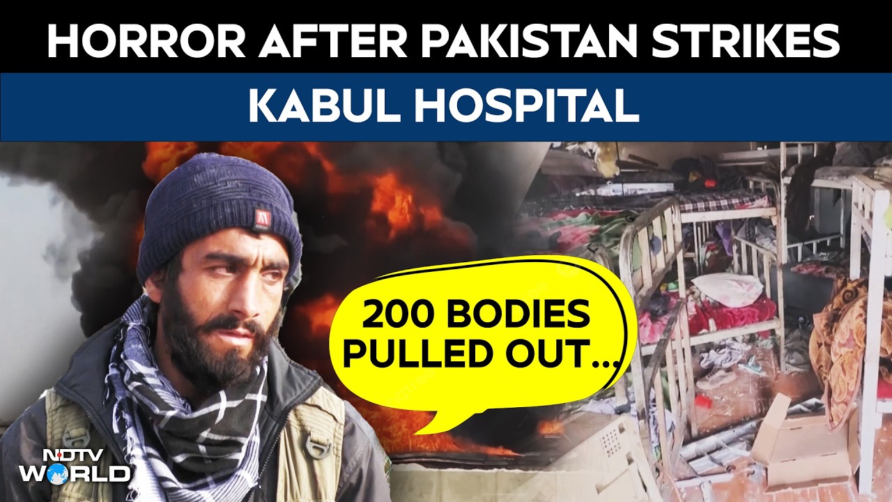 '200 Bodies Pulled Out...': Horror After Pakistan Strikes Hospital In Kabul