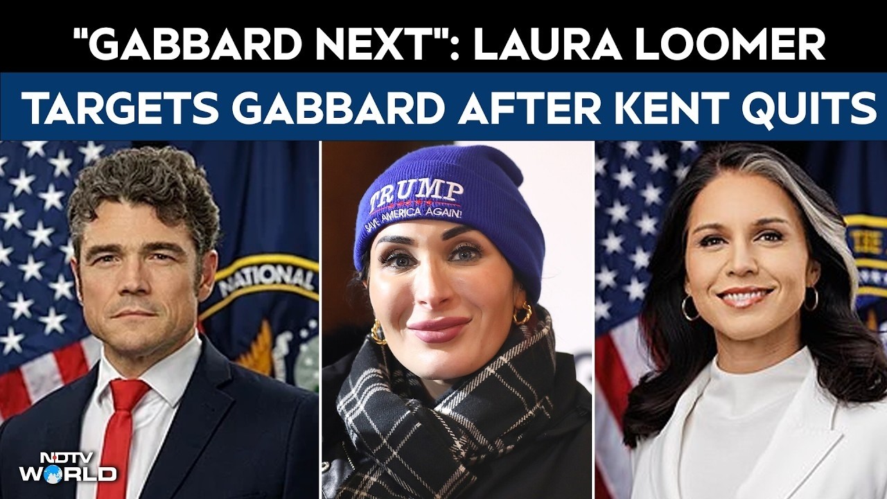 MAGA Supporter Laura Loomer Targets Gabbard, Kent Over 'Leaks', Says "Gabbard Next To Resign"