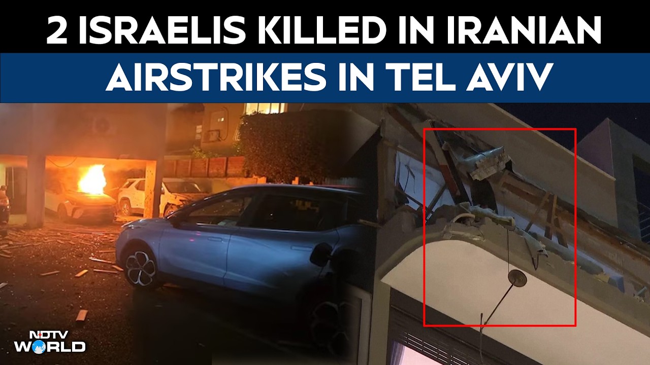 Iran Strikes Israel | 2 Israelis Killed In Iranian Airstrikes In Tel Aviv