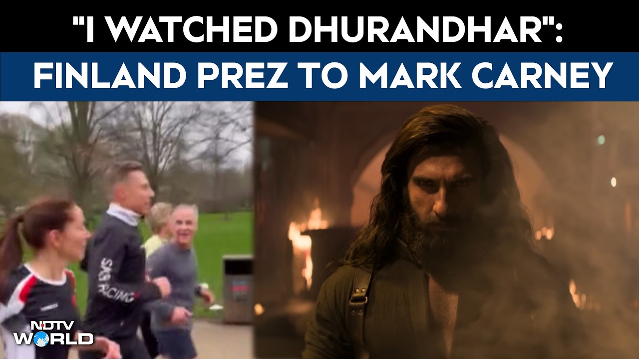 Video: 'My Instagram Was Huge After I Said I Watched Dhurandhar': Finland Prez To Carney