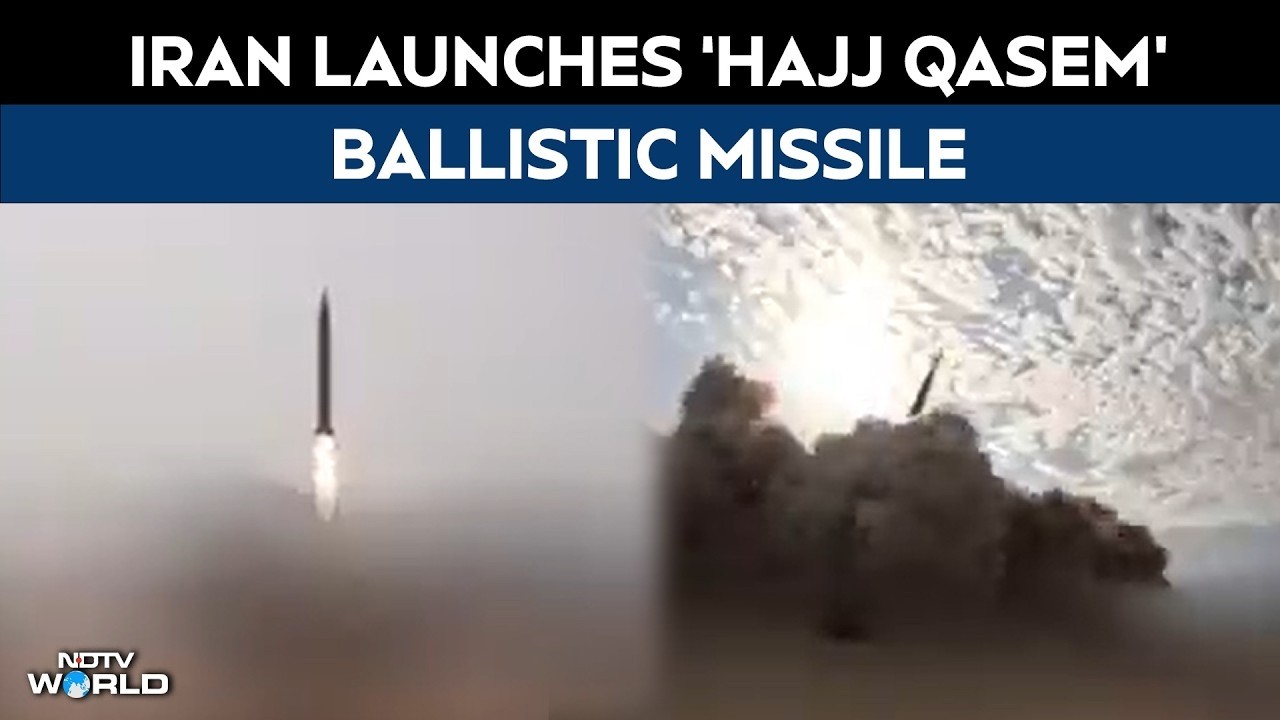 Iran Hajj Qasem Missile | IRGC Releases First Footage Of 'Hajj Qasem' Missile Launch