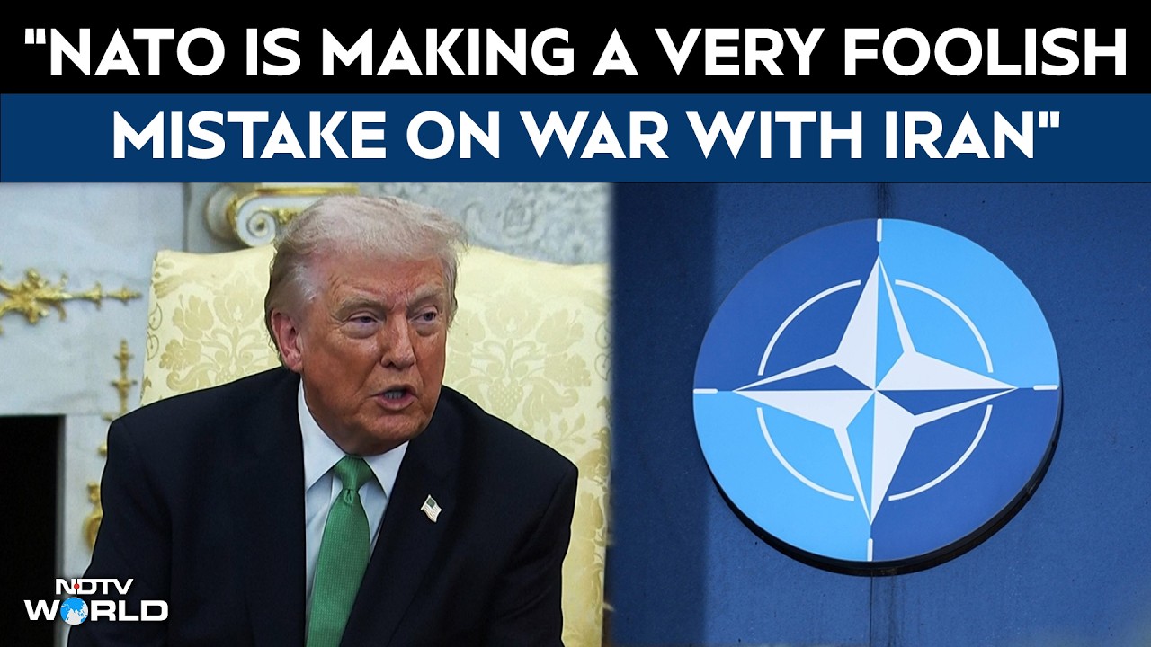 Trump Says 'NATO Is Making A Very Foolish Mistake' On War With Iran