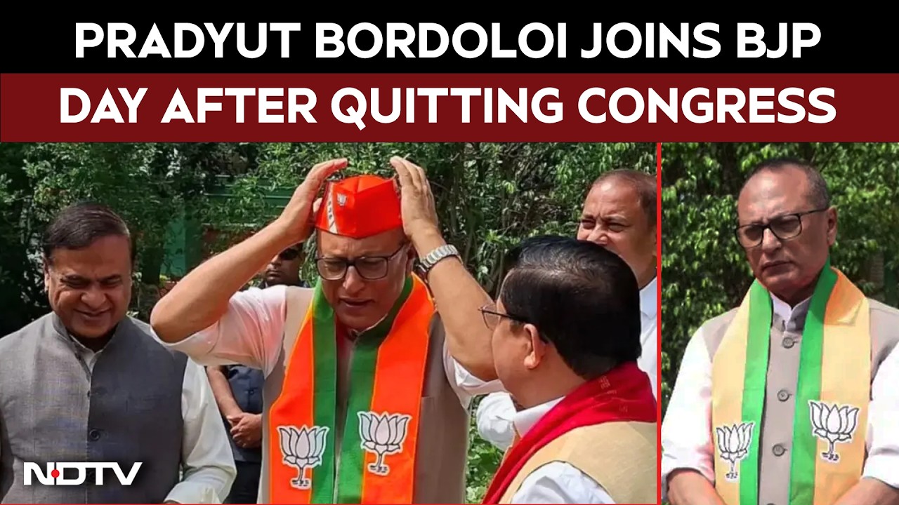 Assam Elections 2026 | Former Congress MP Pradyut Bordoloi Crosses Over To BJP, Day After Quitting