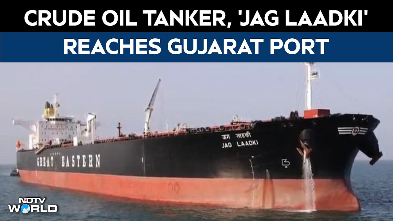 Indian-Flagged Crude Oil Tanker, 'Jag Laadki' Reaches Adani Ports Mundra In Gujarat