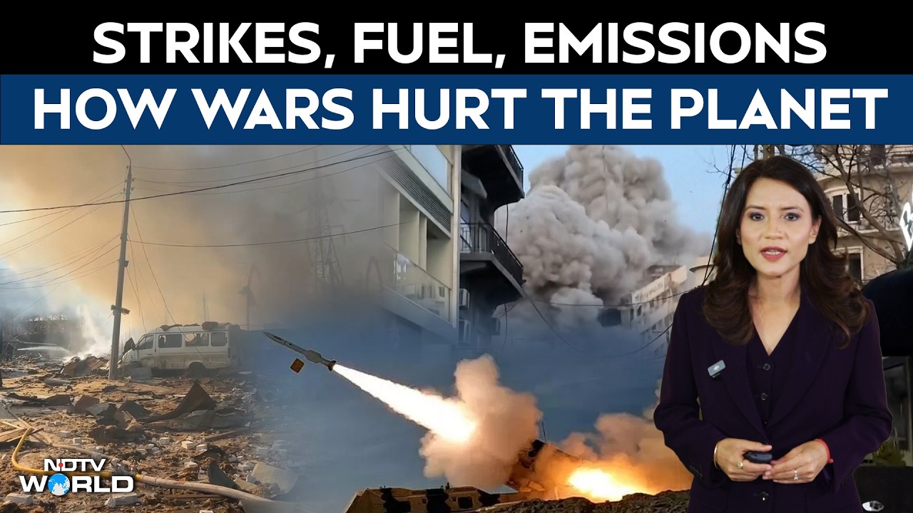 War&rsquo;s Hidden Cost: How Conflict Fuels Climate Change | War's Impact On Earth