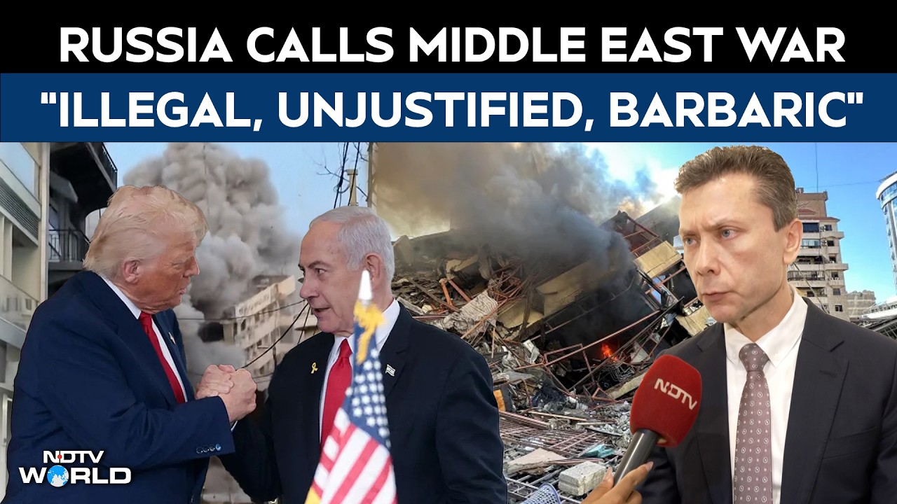 Iran War | Russia Says "No One Benefits" From Middle East Crisis, Warns Of Global Instability