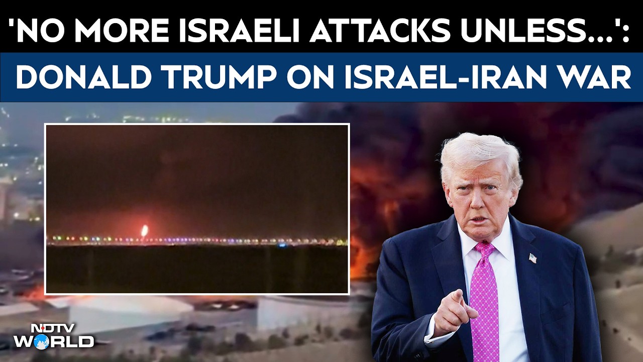 Iran Attacks Qatar | 'No More Israeli Attacks Unless...': Trump After Iran Hits Qatar's LNG Plant