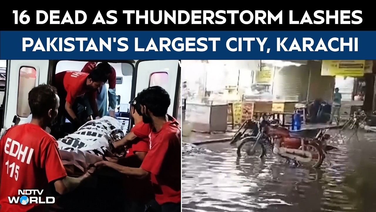 Pakistan Floods | Thunderstorm Lashes Pakistan&rsquo;s Largest City, Karachi, Causing Deaths