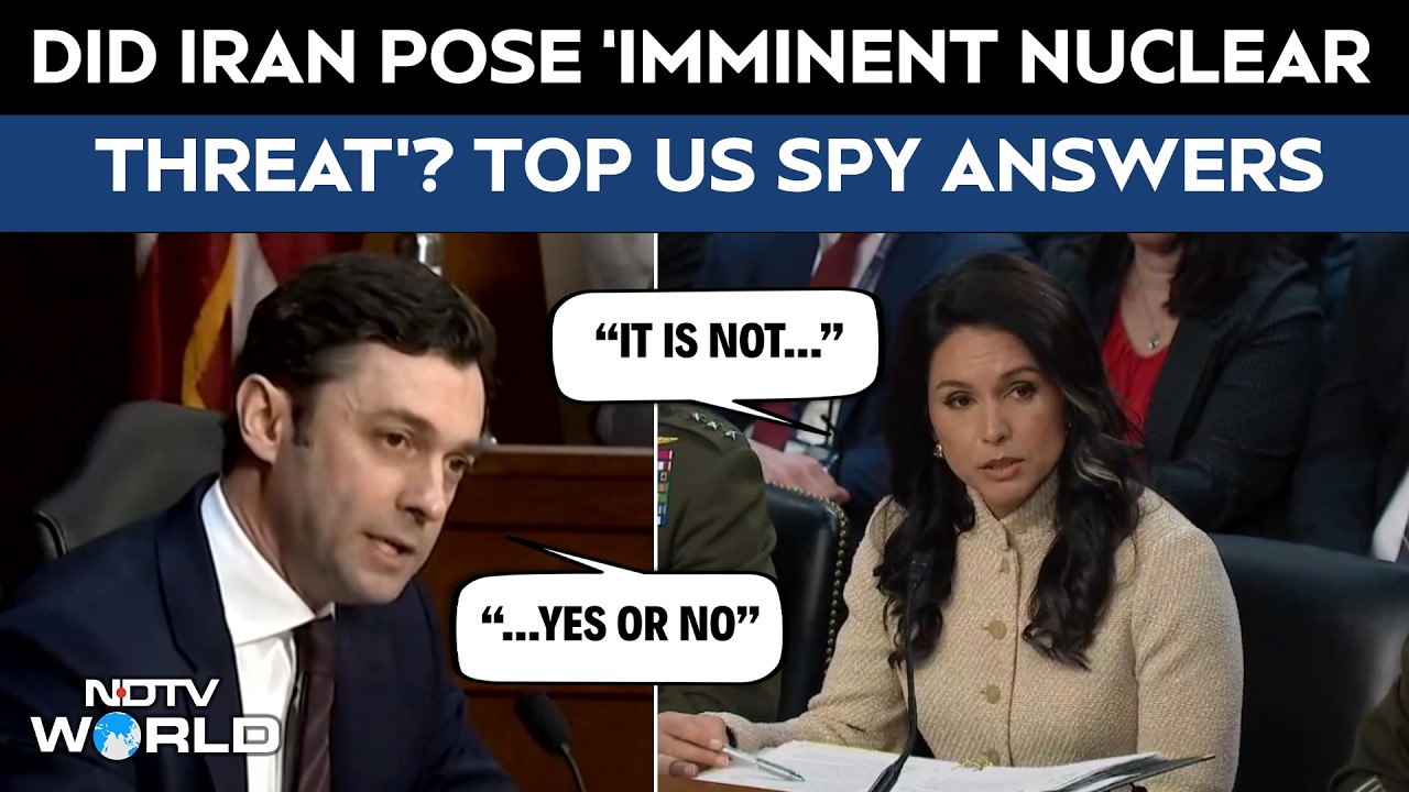 Democrats Grill Top US Intel Chief Tulsi Gabbard Over Iran War