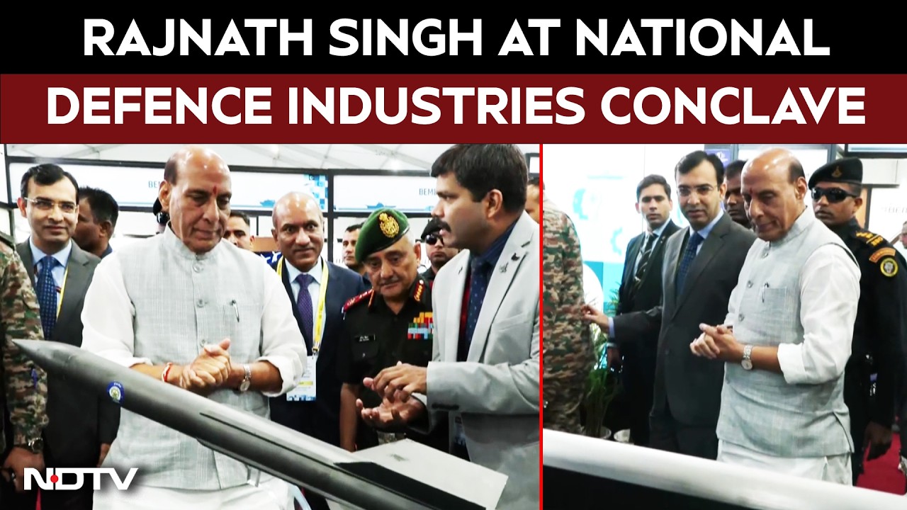 Rajnath Singh At National Defence Industries Conclave - India's Defence Push In Focus