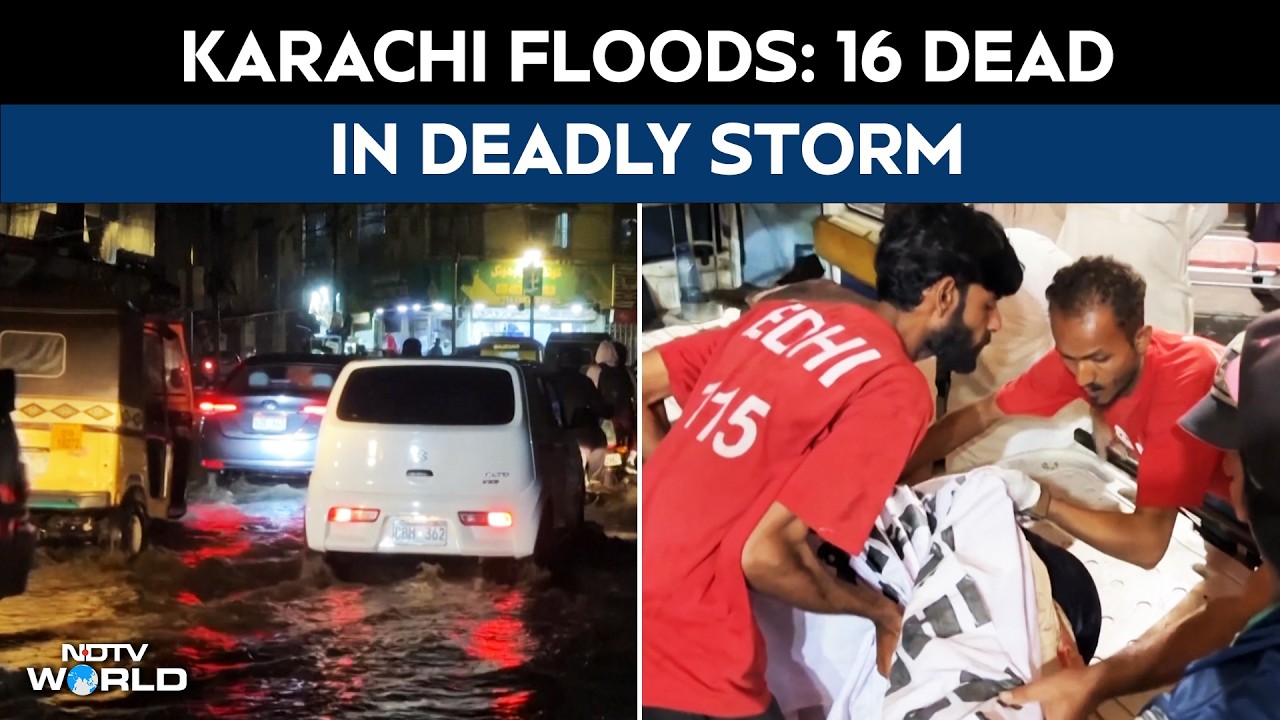 Deadly Storm Hits Karachi - 16 Killed As Rains Lash Pakistan's Port City
