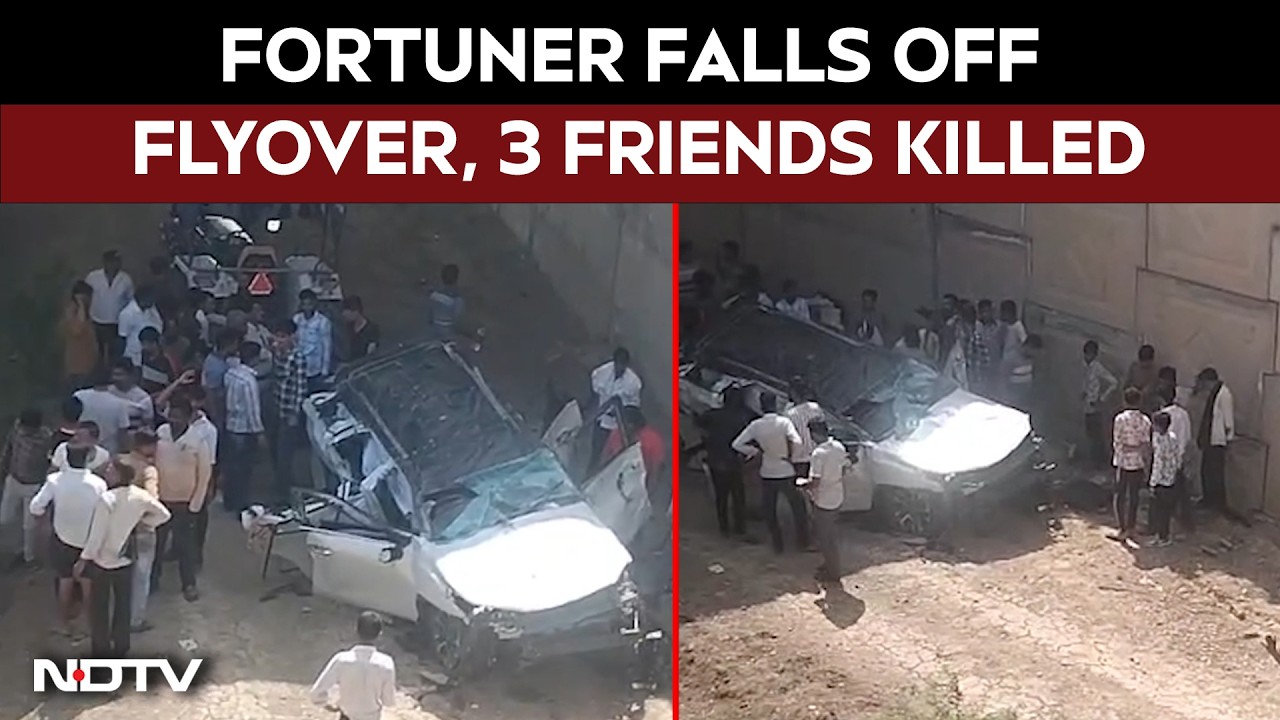 3 Friends Returning To Pune After Ladakh Trip Die As Fortuner Falls Off Flyover