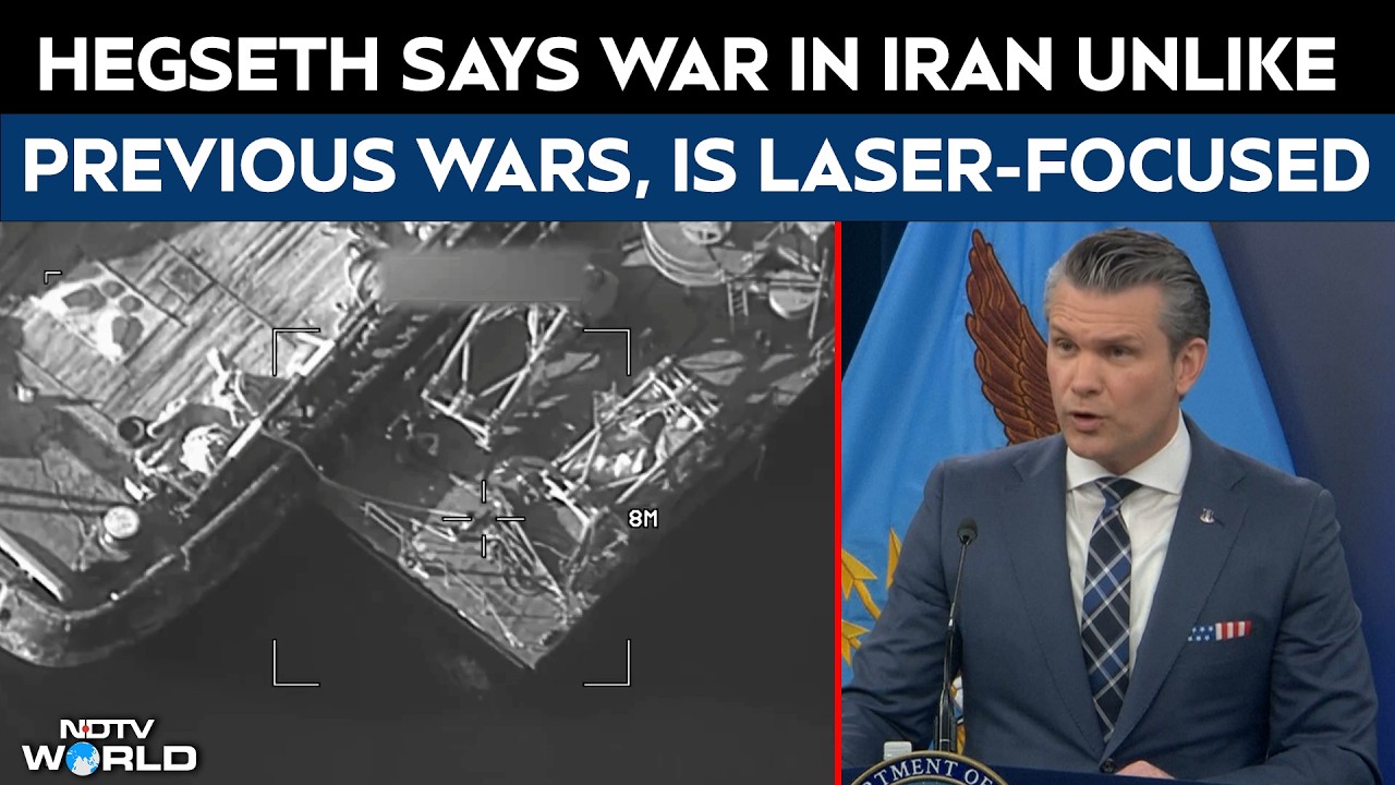 Hegseth Says War In Iran Unlike Previous Wars, Is Laser-Focused