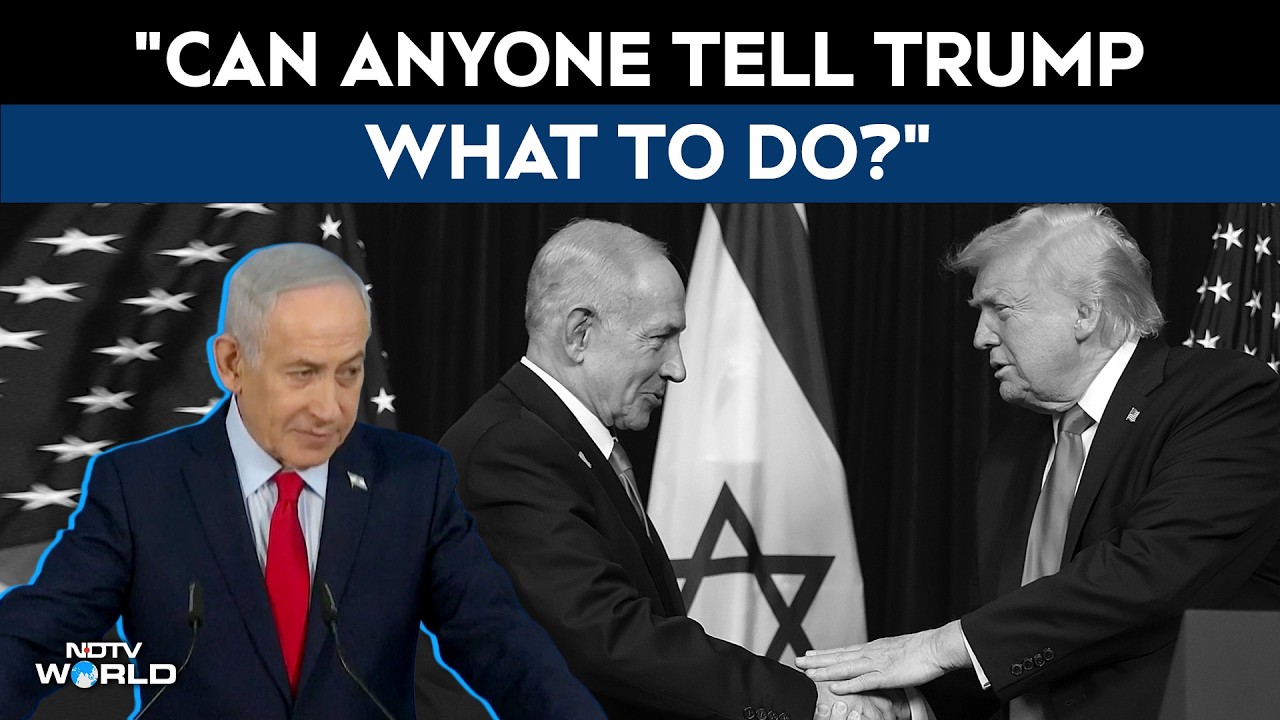 "Can Anyone Tell Trump What To Do?" Netanyahu Says Didn't Push US Into War